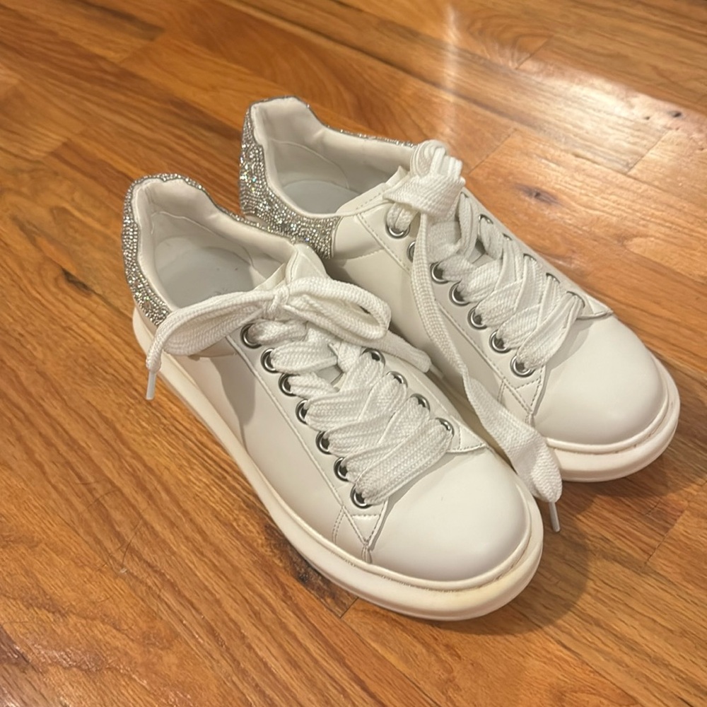 Steve Madden reception jeweled sneakers